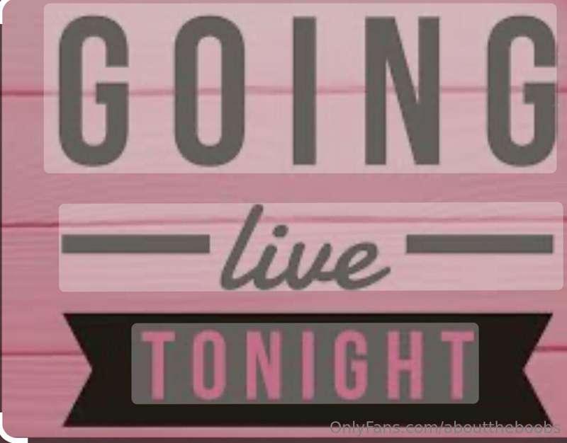 Going LIVE tonight. ♥️$5 entry free or free on my vip @about..