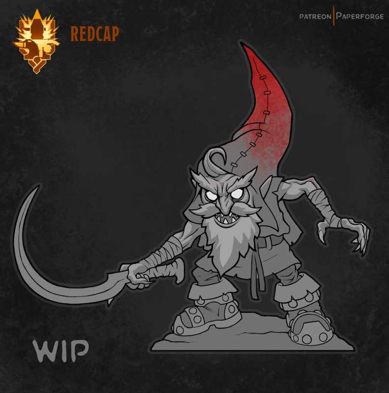 Redcap Paper mini WIP!