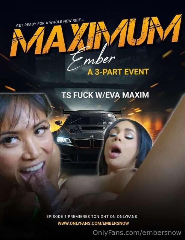 MAXIMUM EMBER Episode 1 premieres TONIGHT!!  Don't miss my a..