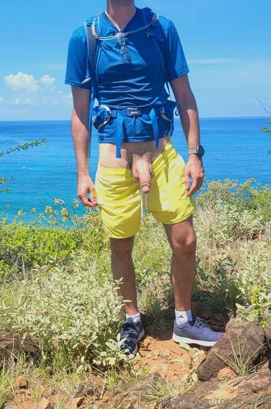 Halfway through a 3 mile hike