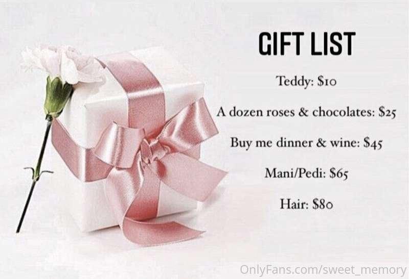 Today is my birthday and I officially accept gifts! Only If ..