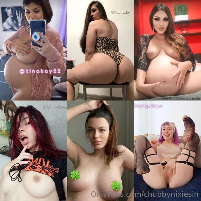 @TINAKAY22💕 @RUBBYSKY 💕☘️ @PREGNANTMARISKA ☘️💋😈💋 @LUCIA_RODR..