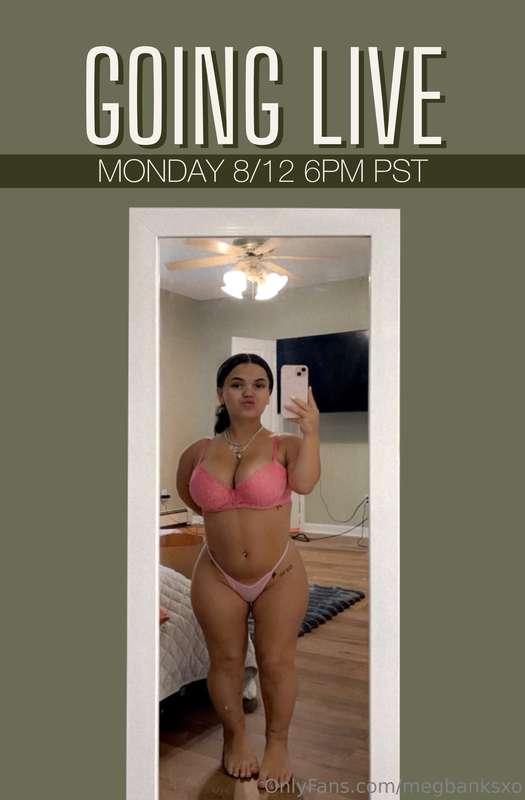 mark your calendars 📆 🚨  **August 12th** going Live at **6pm..