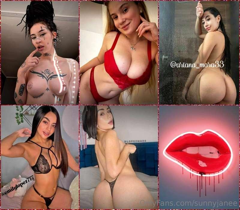 @cleopeach@katemoonn💗🫦 @ARIANA_MORA33 🫦💗🔞🍑 @EMILYLOPEZ777 🍑🔞..