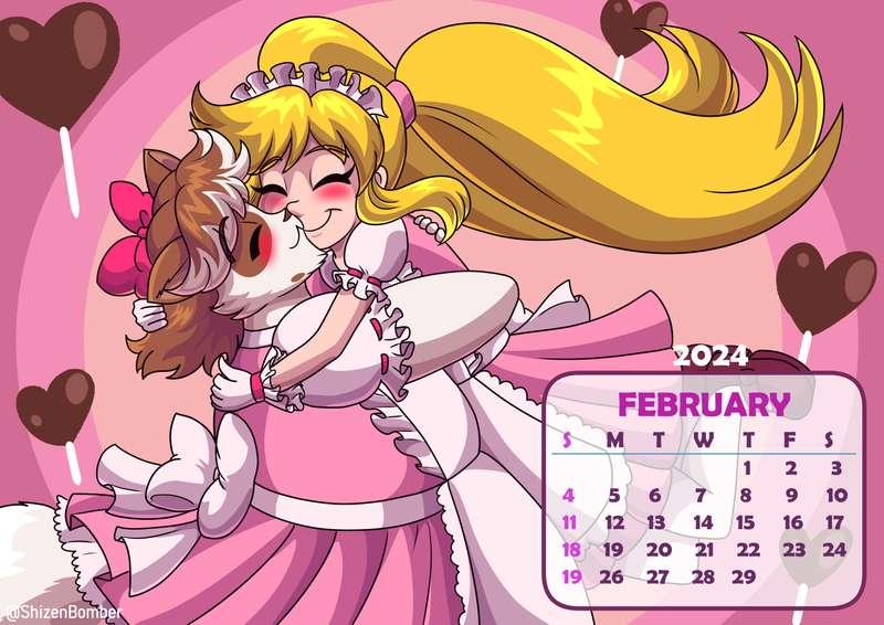 Shizen Calendar (FEBRUARY) (HD + PDF)