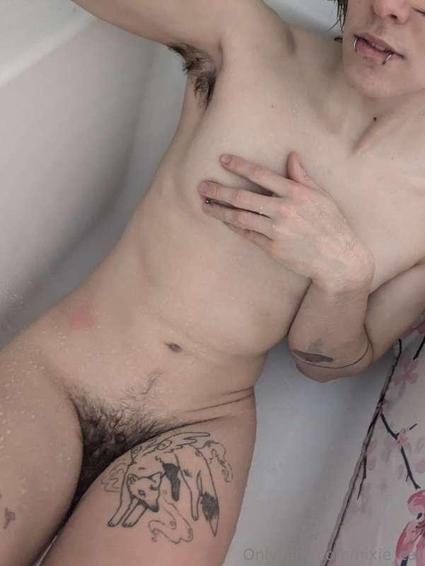 getting all soapy... wanna help clean me off?