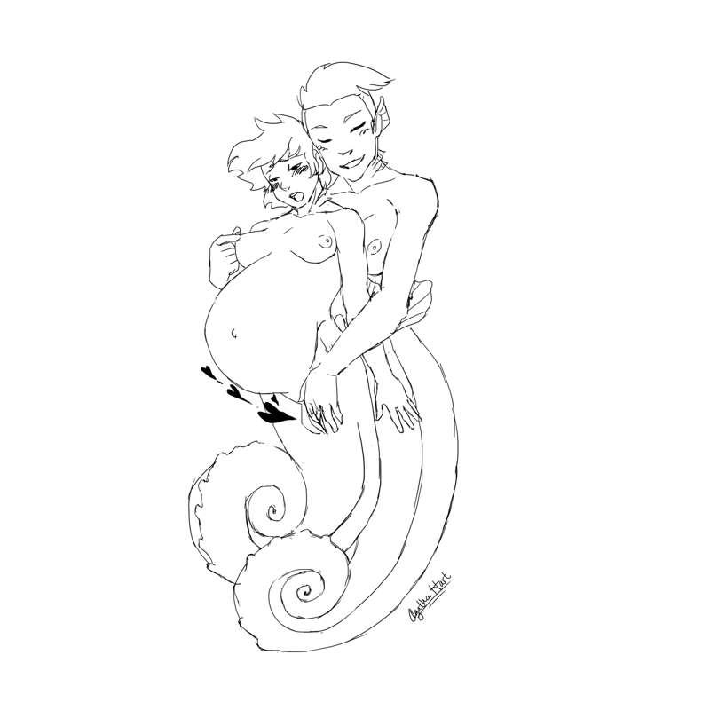 Mer-Seahorses - Pregnancy