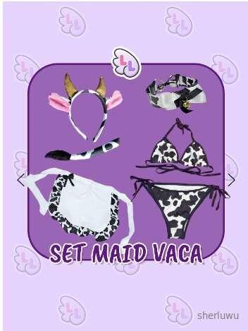 Would you like a cow maid set? 🥛🍑

✨ If you contribute $10 o..