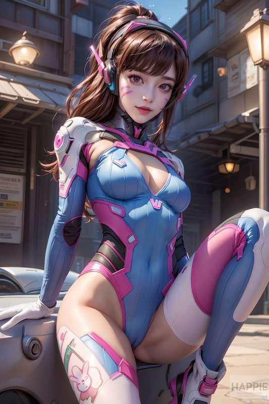 Remaster HP022 - 4K D.Va (Overwatch) (オーバーウォッチ/守望先锋) (60 Images)