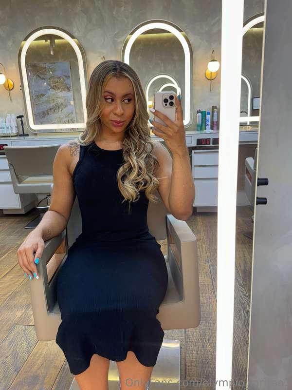 as u can see I really like to get my hair done at the saloon..