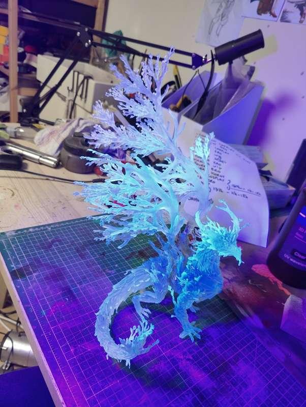 Forest dragon: painting process stream on twitch? Tomorrow?