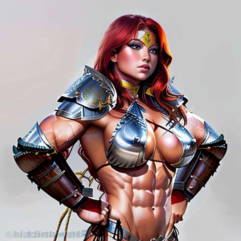 Female warrior Ai generated
