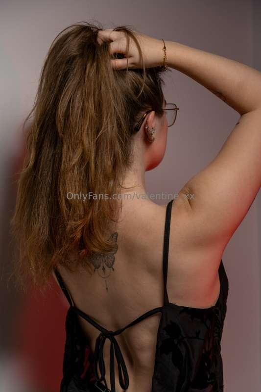 Look at my sexy see through black dress 😈
