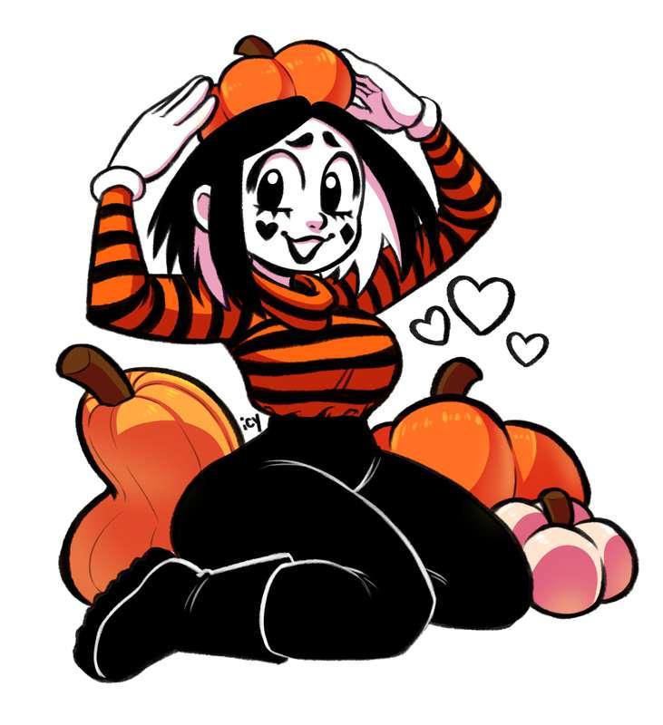 [sticker club] Pumpkin Patch Henriette sticker!!