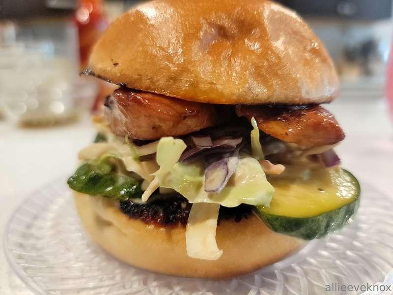 Made sammies with homemade pickles.