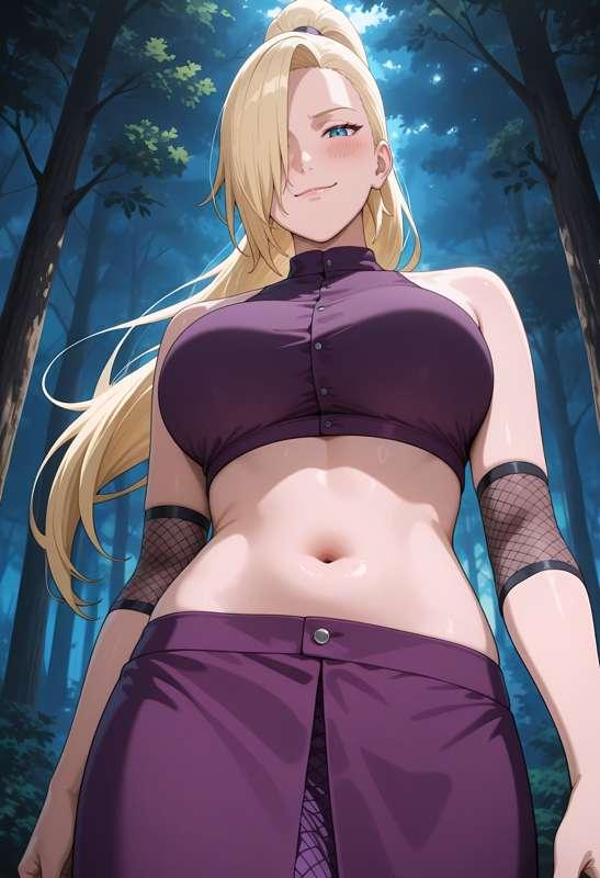 NARUTO | Ino Yamanaka Outdoors NSFW