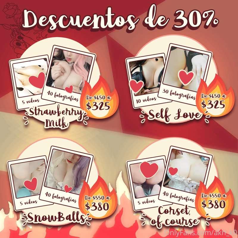 ¡Sets en descuento!
Únicamente disponibles por este fin de s..