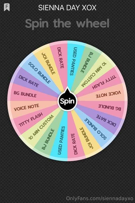 **DID YOU GET YOUR PRIZE YET BABE??** 
💋🎡 **SPIN THE WHEEL I..
