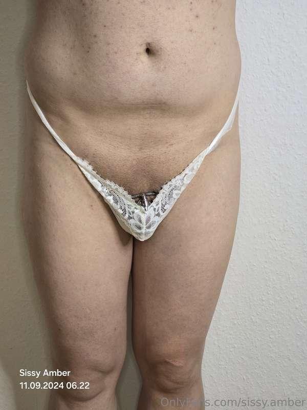 Panties (string) of the day, today with 2 strings, assignmen..