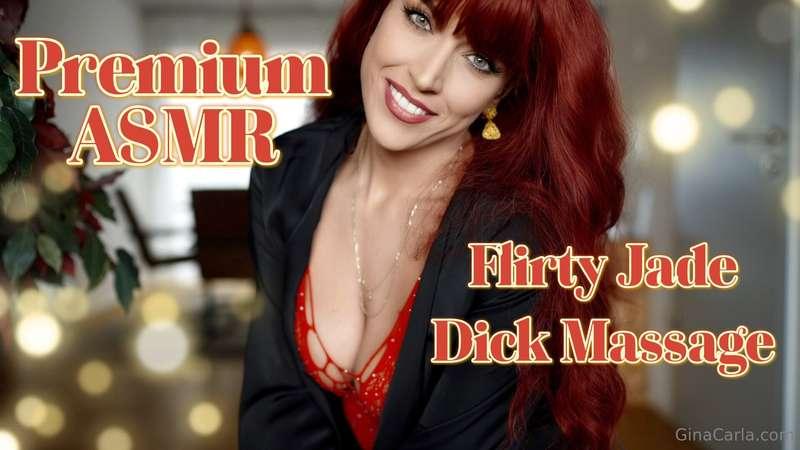Premium ASMR ❤️! Flirty Jade goes over to Dick Massage.. enj..