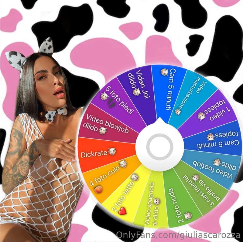 🐮 ***RUOTA DELLA FORTUNA VERSIONE MUCCHETTA*** 🐮  Gioca per ..