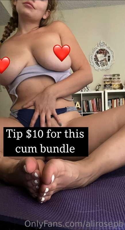 Tip $10 for this cum bundle 👅💦