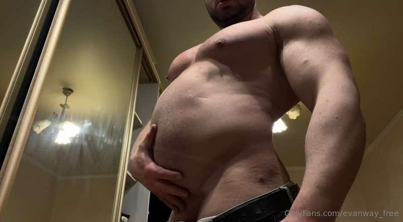 Check new Giant belly show 🤩💪Grow to really huge size 🥵Pushi..