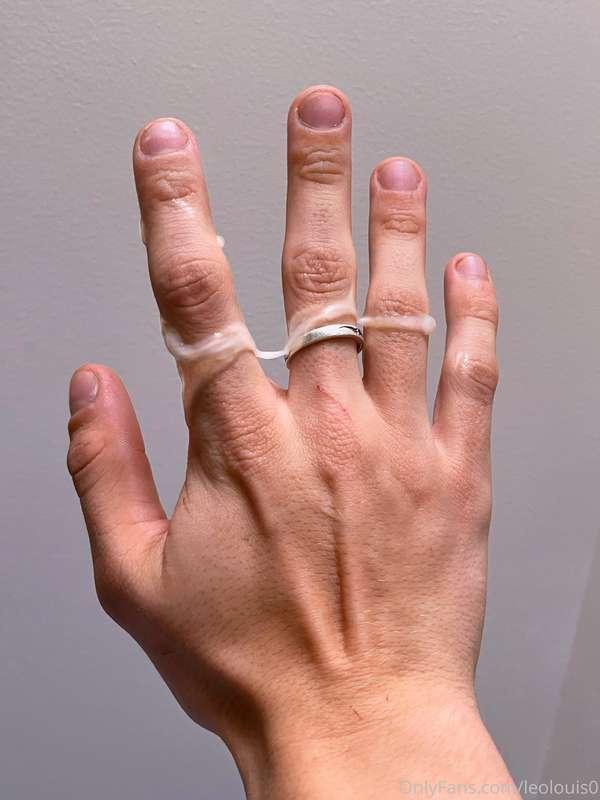 Cum rings are the only jewelry that matters