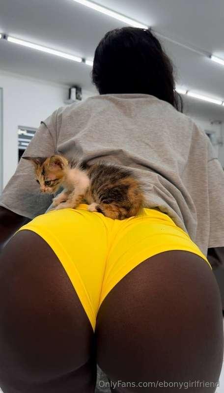 She found a seat for her little self 🤭