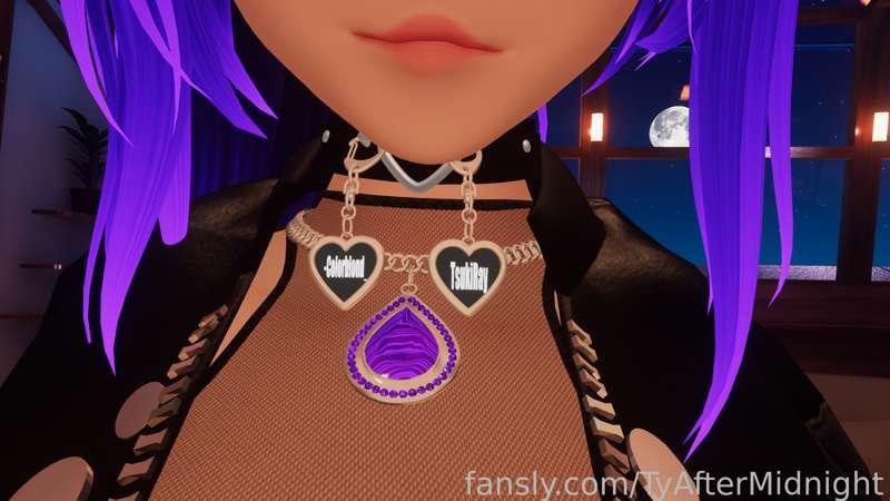 Added the first two tags to my collar from the highest tier~ honestly never expected someone to buy it especially this early so thank you so much ❤️