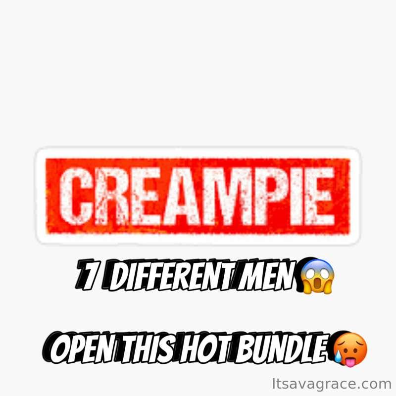 💥 7 💥CREAM PIES💥 7💥 DIFFERENT MEN 😱 so much cum dropping out..