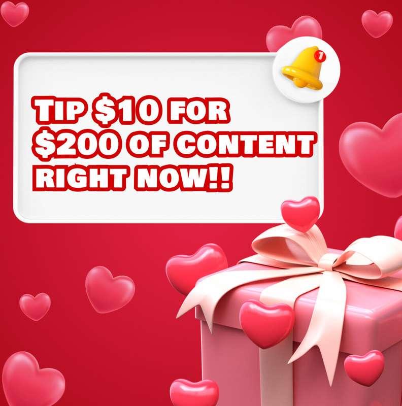 Tick tock it’s time to start unlocking my valentines deals....