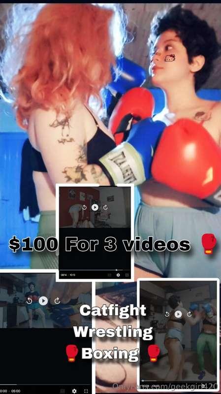 3 videos For $100 💕❤️🥊