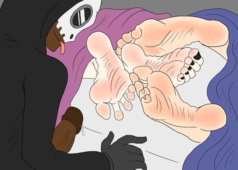 Lady Softsteps and Lad Longsoles [lineart and colors][Commission]