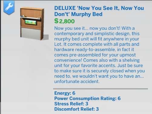 deluxe murphy bed