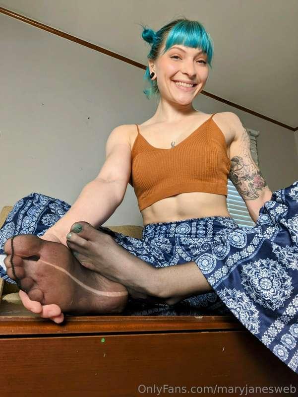 POV: MaryJane gets home after a long day at work. Her heels ..