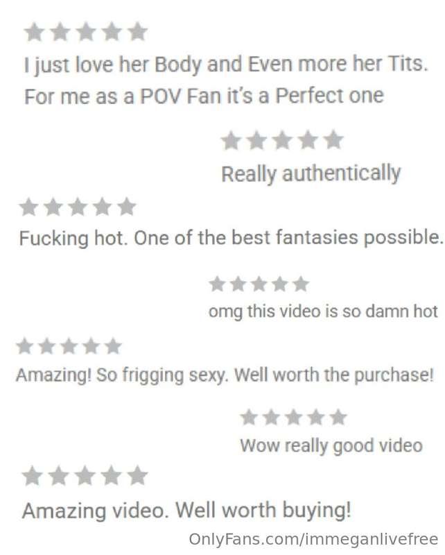 Some of your reviews after watching the exclusive videos ava..