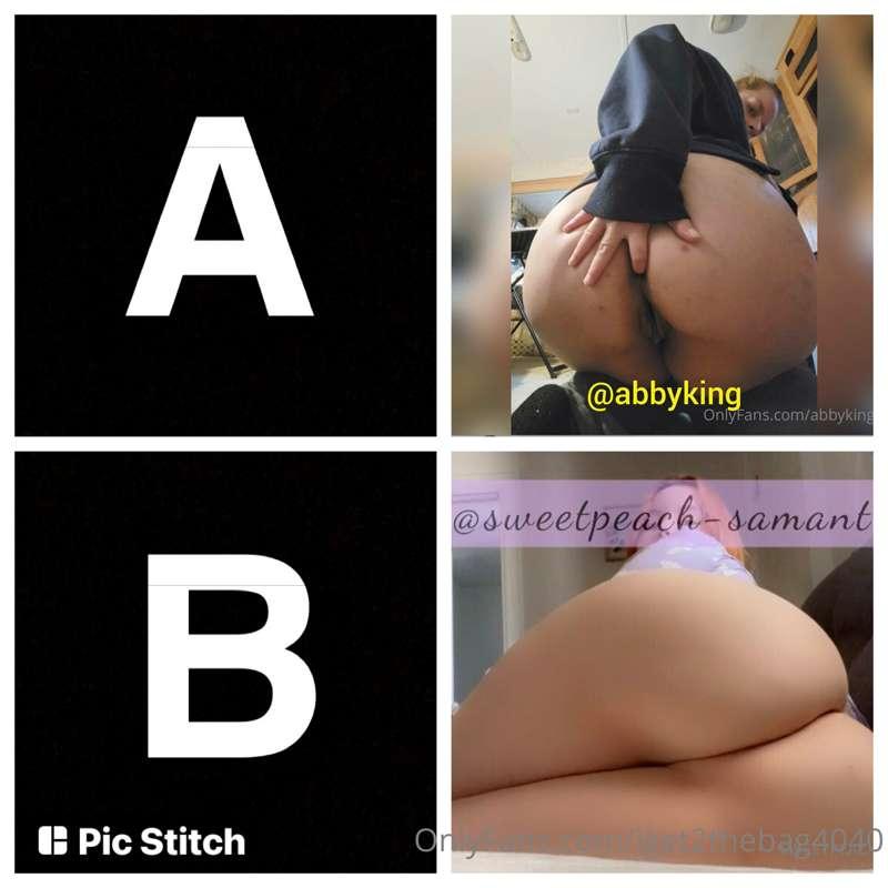 2nd Round BEST BOOTY CONTEST!!!! Vote for best BOOTY!! 🍑🍑🍑🍑🍑..