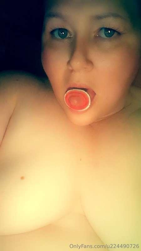 Suck this sweet off my tongue then suck my tongue. Then let ..