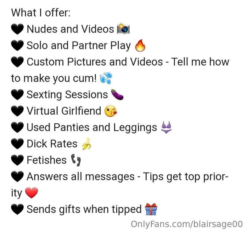 @blairsage00 
https://onlyfans.com/blairsage00