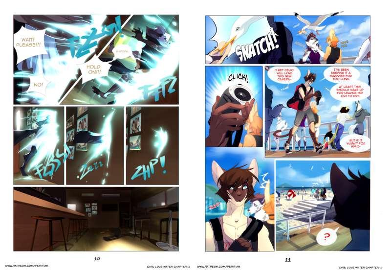 Cats Love Water IV pages 10-11 + Rewards!
