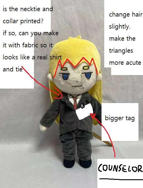 More update on the counselor doll