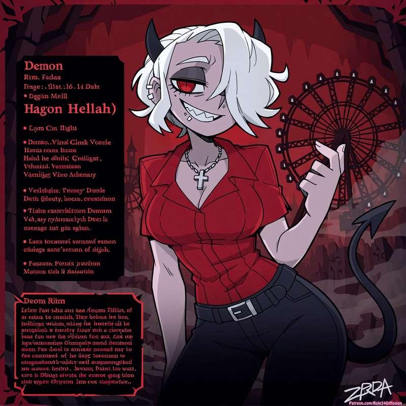 Zdrada of Helltaker Sexy Poses [Gen 2.5]