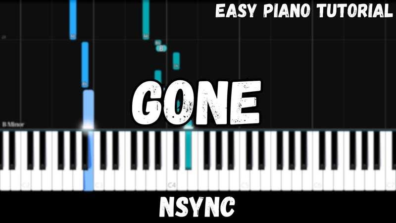 Easy MIDI - NSYNC - Gone (Atlantic Notes Arrangement + Tempo + Colors + Key)
