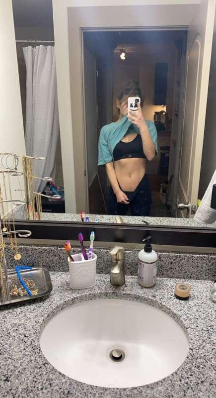 Went to the gym earlier