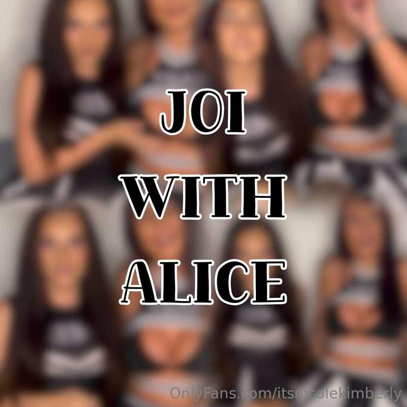 Me and Alice wanted to have a little fun, we wanted to contr..