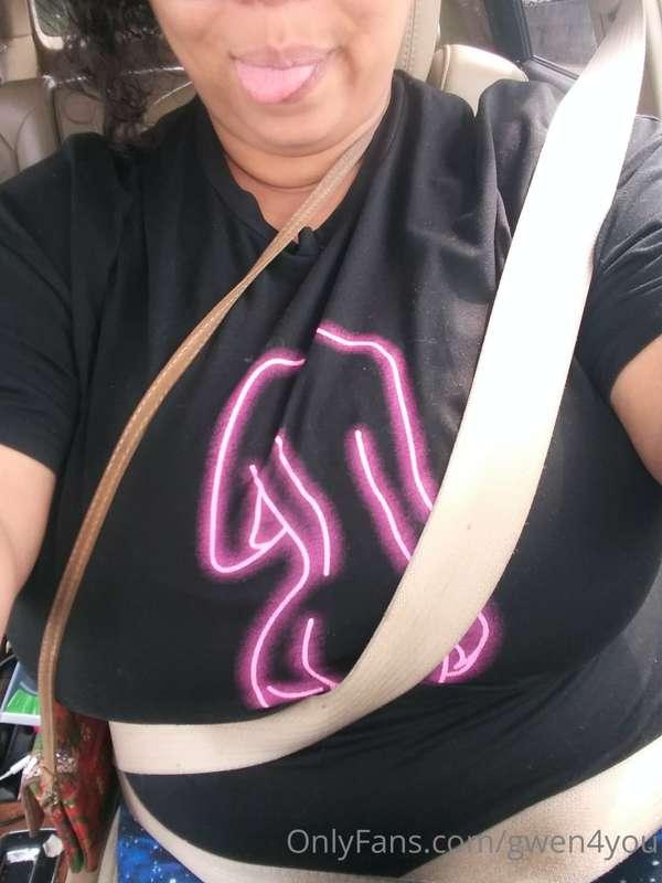 Sporting that OnlyFans MERCH on the road today! <3