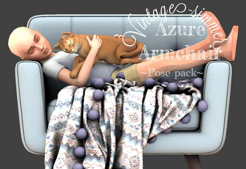 ˗ˏˋAzure chair poses ˎˊ˗ Public release: September 26