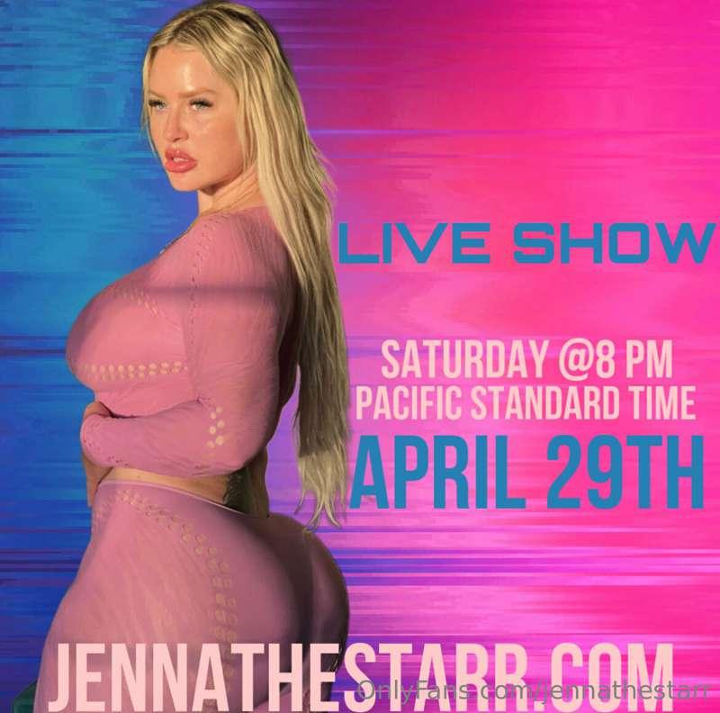DONT FORGET TO MARK YOUR CALENDAR ! i’ll be going live tomor..