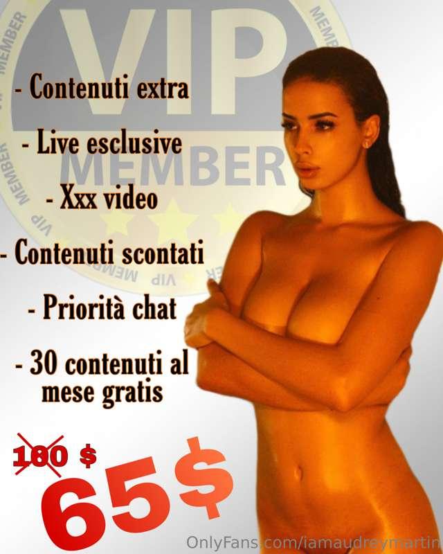 DO YOU WANNA BE A ***VIP MEMBER*** ? ⚜️

💰 Abbonamento 12 me..